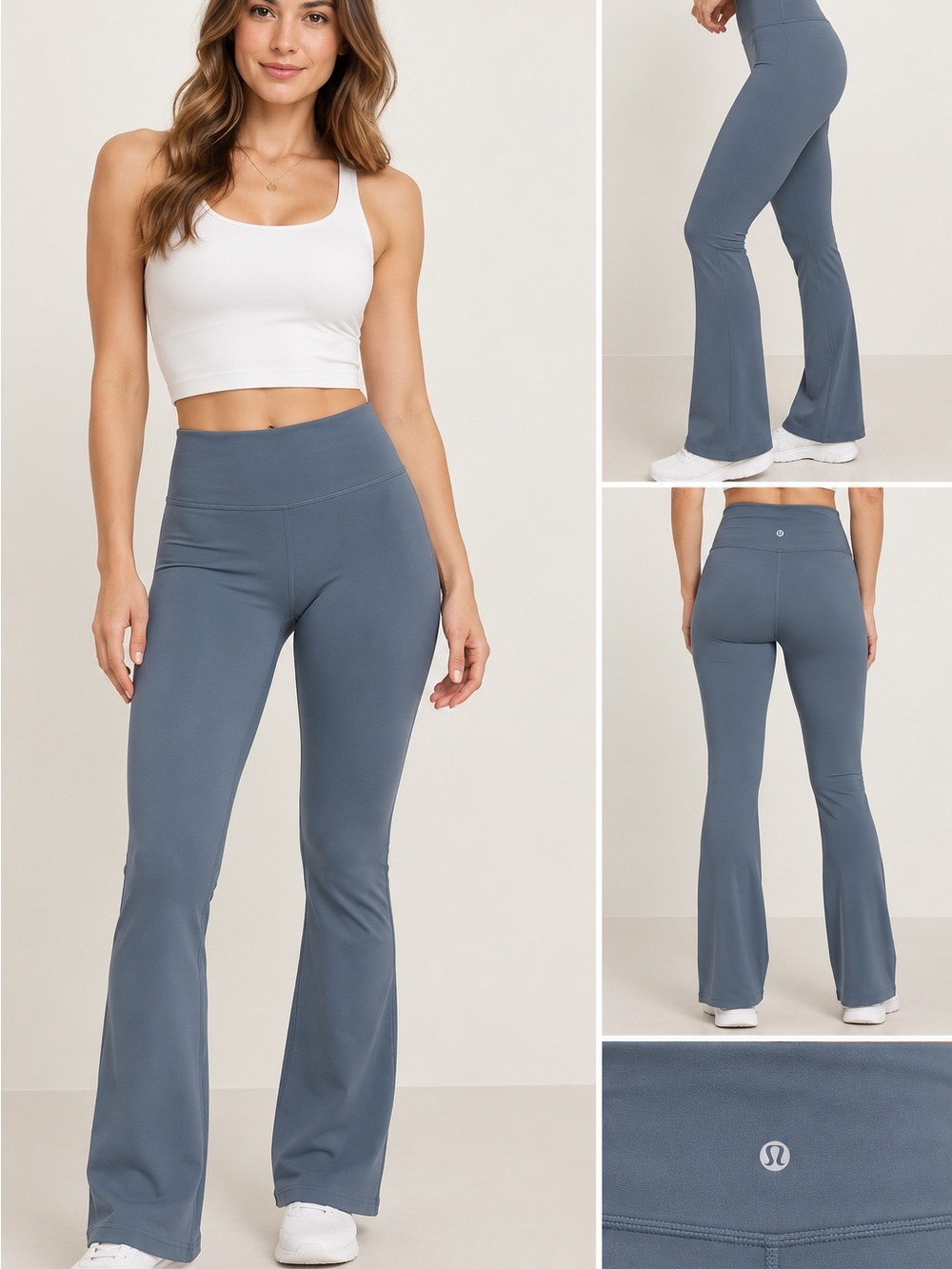 lululemon athletica Slate Blue Boot-Cut Flare Leggings